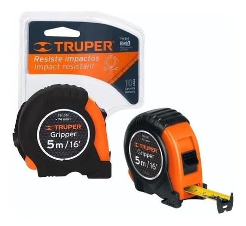 Huincha Para Medir 5mts Contra Impacto Truper3