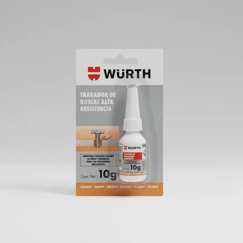 Trabador Roscas Alta Resistencia 10g Fijador Tornillo Wurth 0