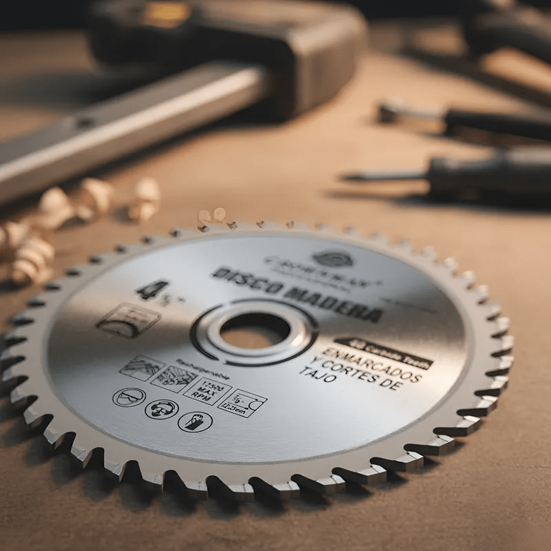 Disco De Corte Sierra Circular Para Madera 4 1/2 40 Dientes2