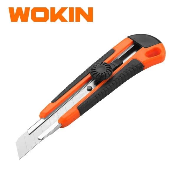Cuchillo Cartonero Con Base Aluminio 18x100mm Wokin3