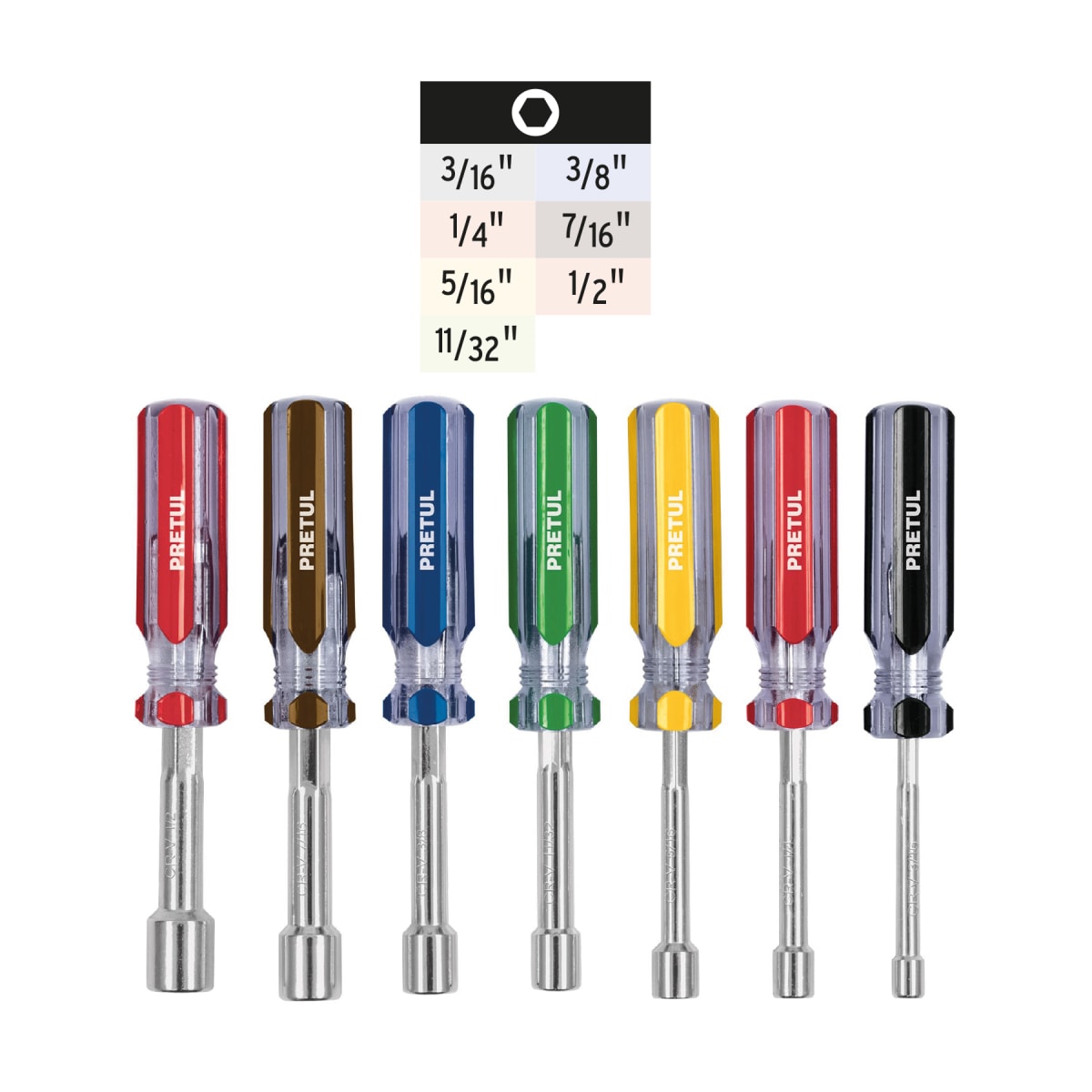 Juego Desarmadores 7 Pcs Destornillador Punta Dado Pulgadas3