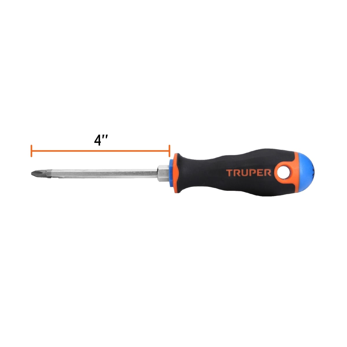 DESTORNILLADOR TRUPER CRUZ 1/4*4 #2 DP-1/4X4B3