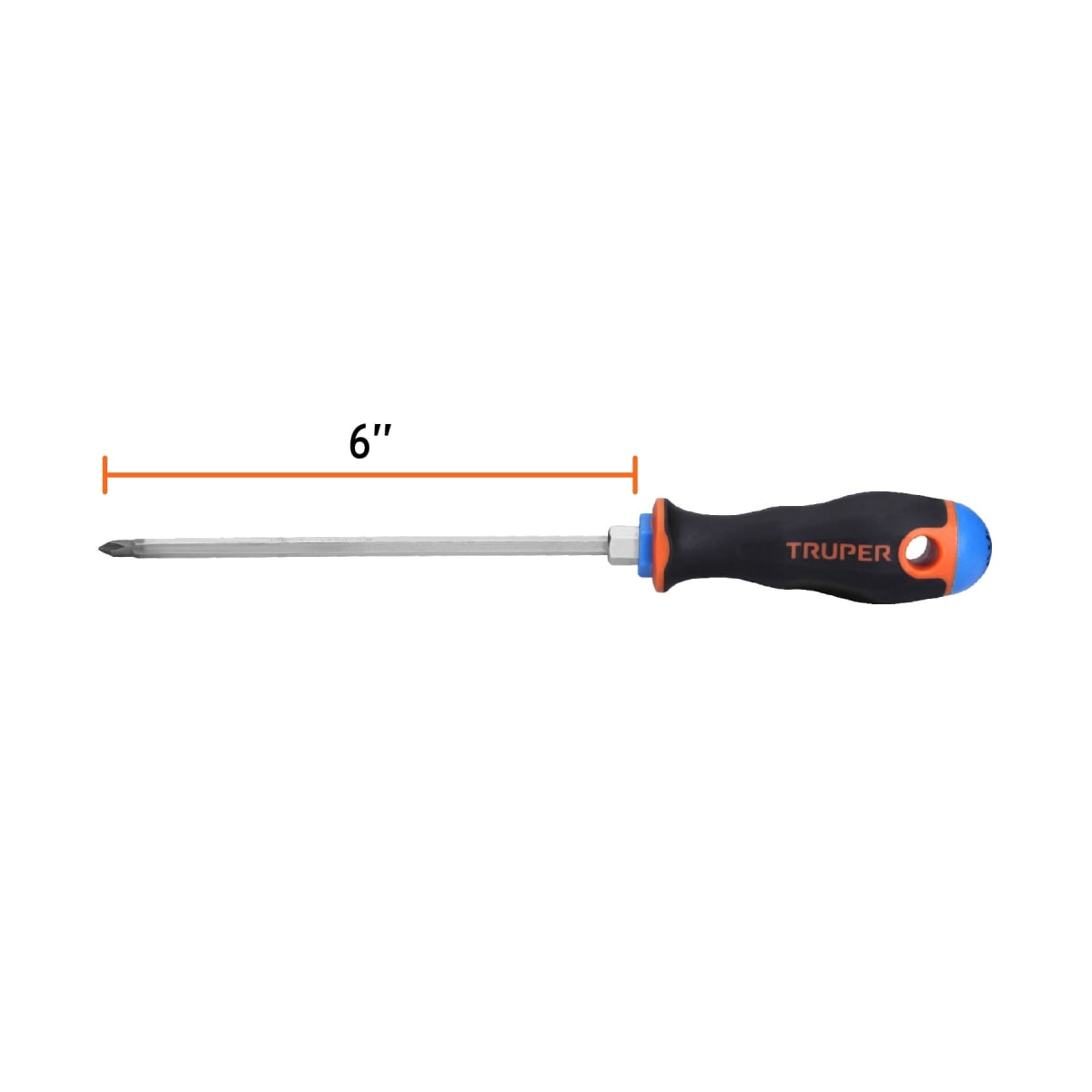 DESTORNILLADOR TRUPER CRUZ 3/16*6 #1 DP-3/16X6B3