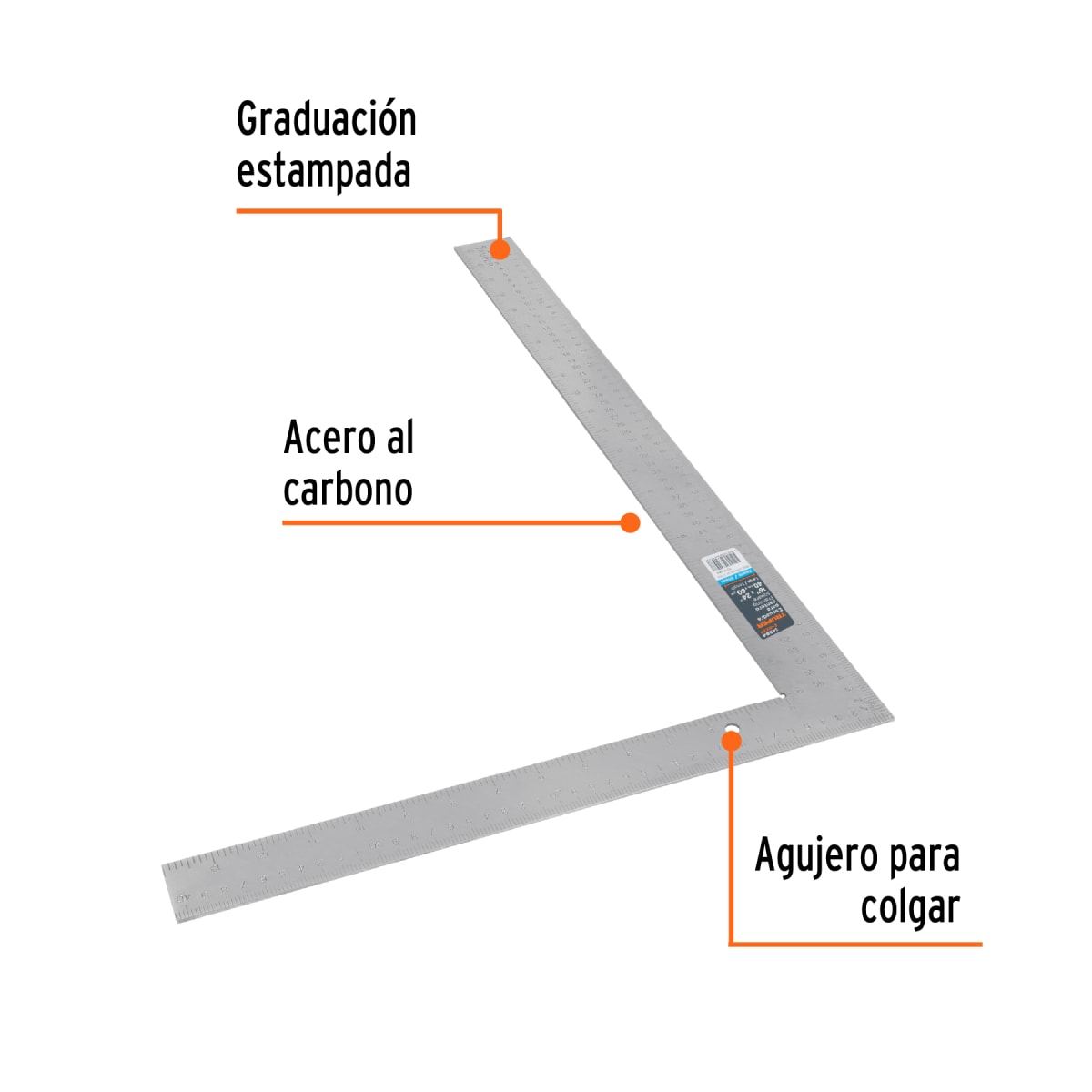 ESCUADRAS TRUPER ALBAÑIL 16X24pulg E-16x243