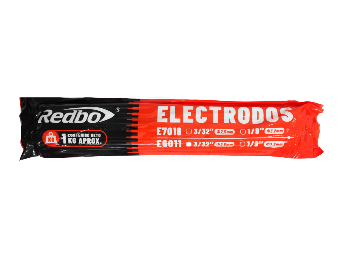 Electrodo E6011 3/32” 2.4mm Redbo 1kg 0