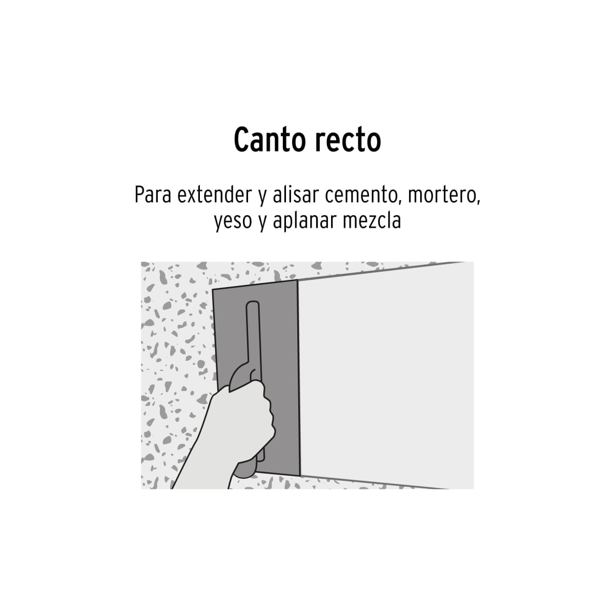 Llana Lisa Mango Plástico 11x5puLG Truper4