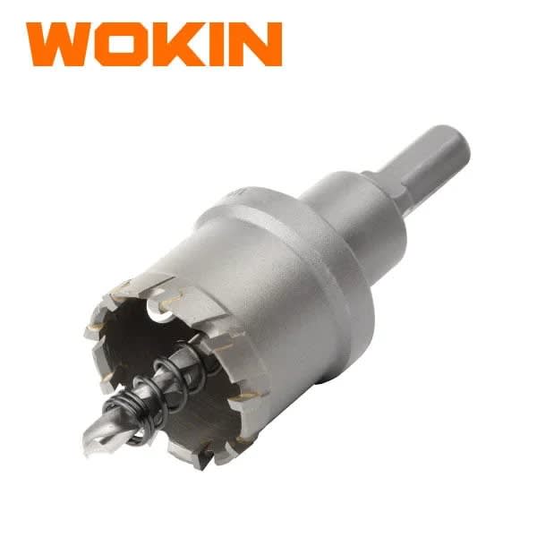 Sierra Copa Metal Inox 16mm Carburo Tungsteno con Broca Guía Wokin2
