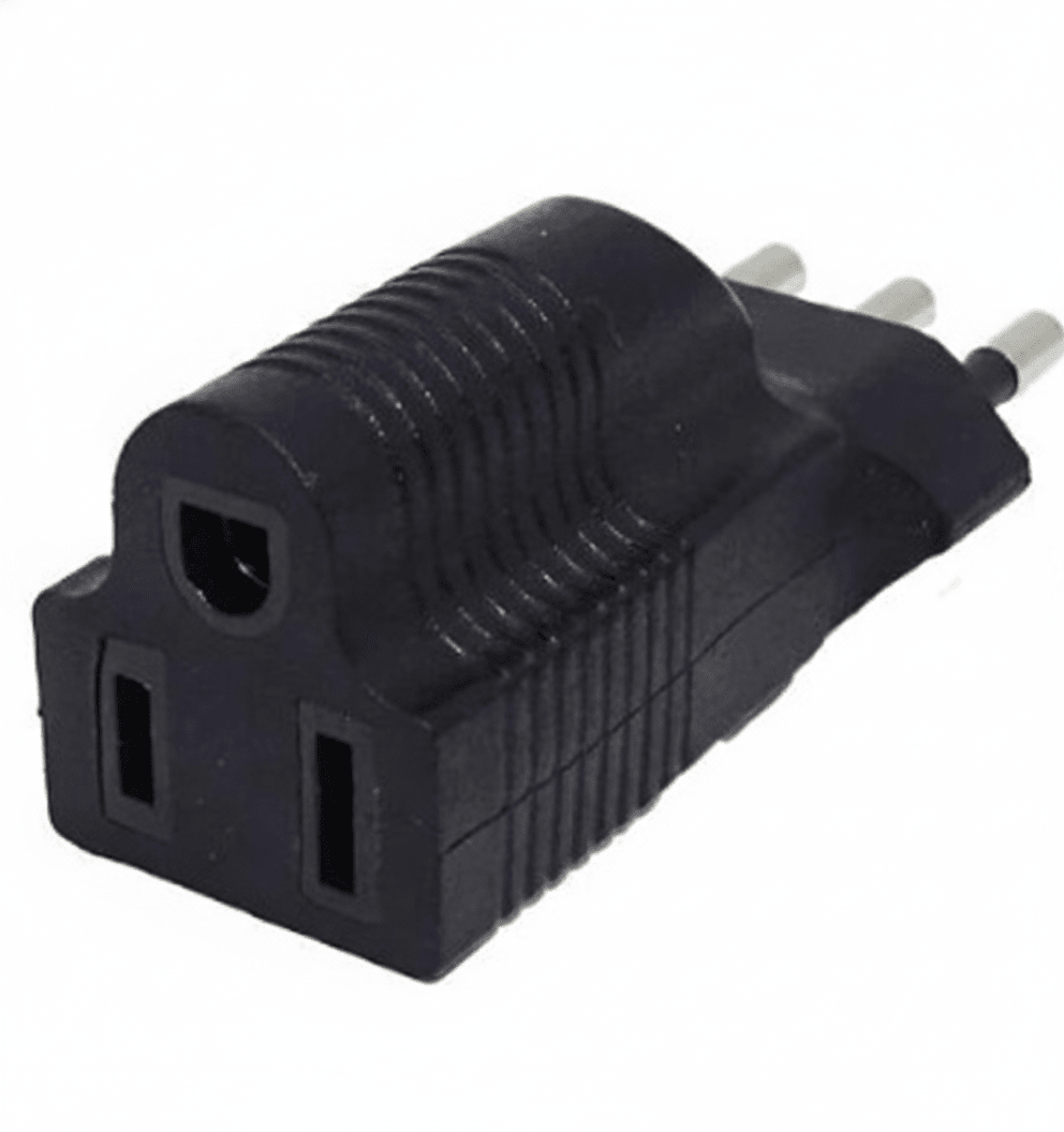 Adaptador Americano a Chileno 110V A 220V Negro3
