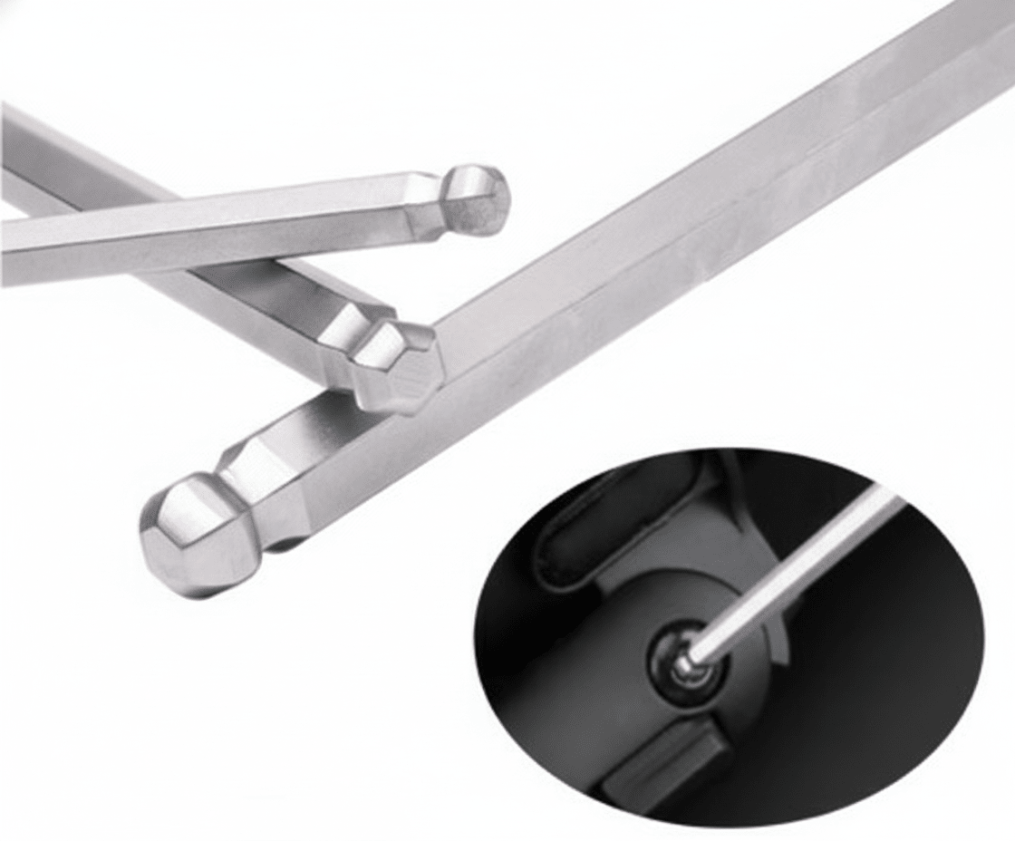 Llave Hexagonal Allen Con Mango T/ Punta Bola 5x150mm Harden3