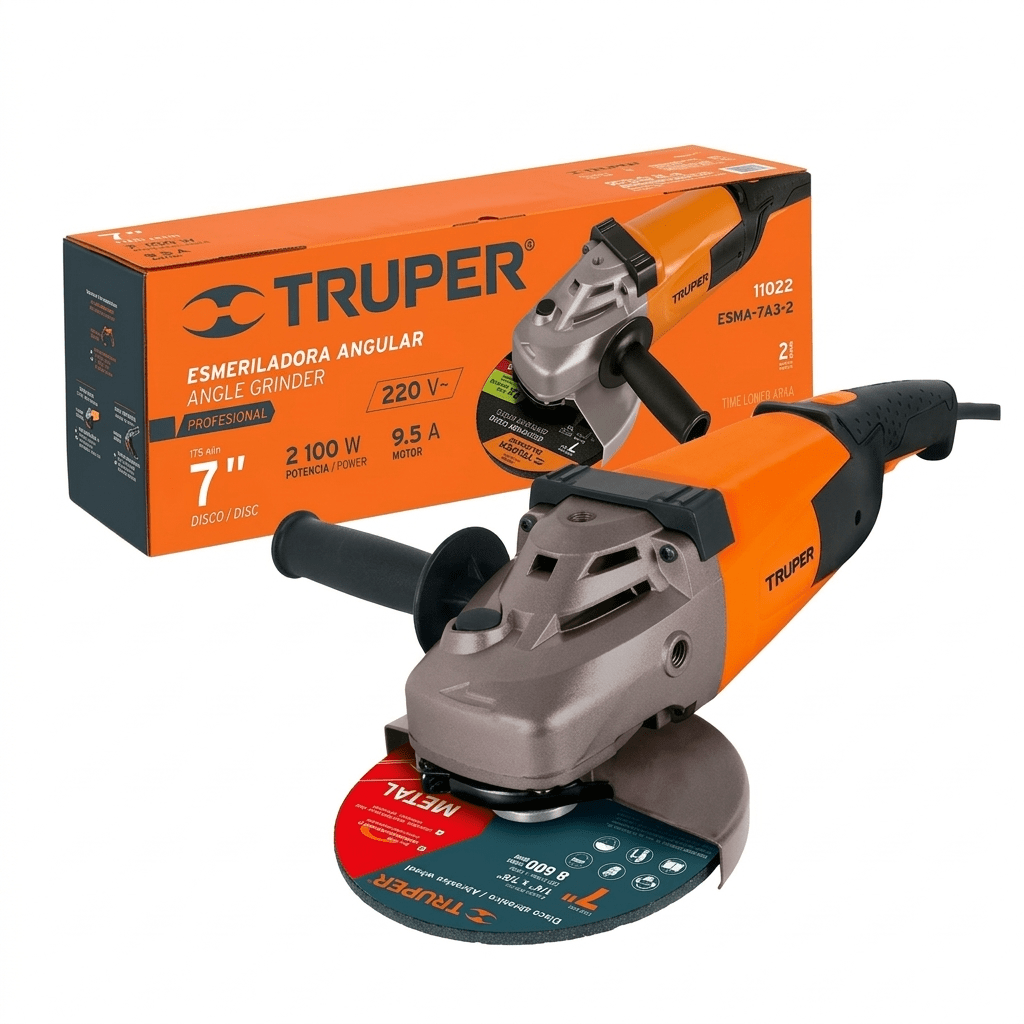 Esmeril Angular de 7 pulgadas 2100w Profesional Truper 0