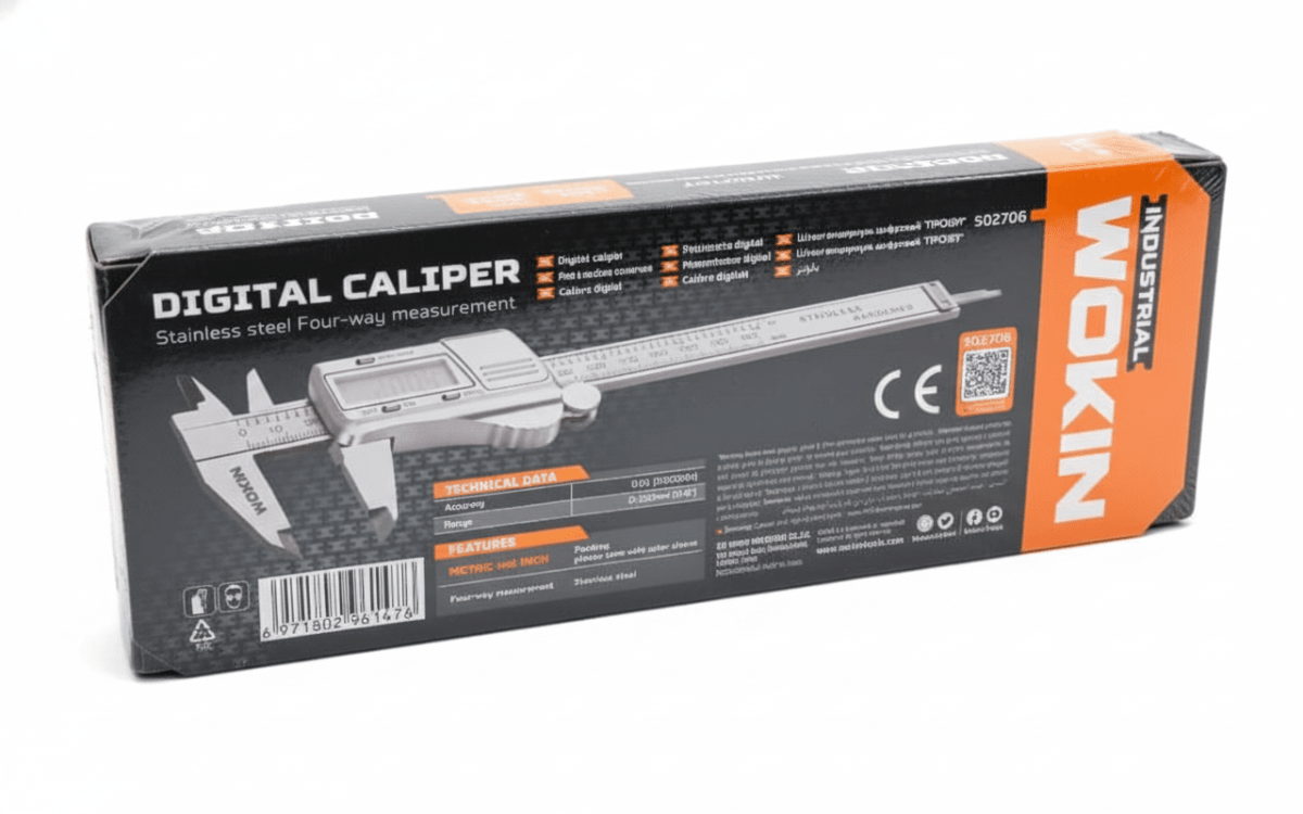 Pie De Metro Digital 6 150mm Industrial Wokin2