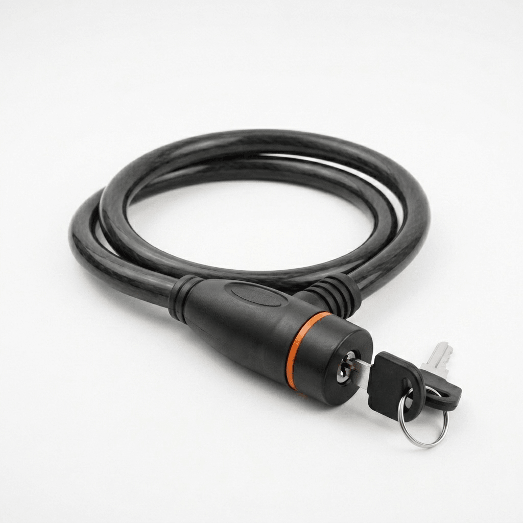 Candado Con Llave Para Bicicleta De Acero Resistente Al Agua WOKIN4