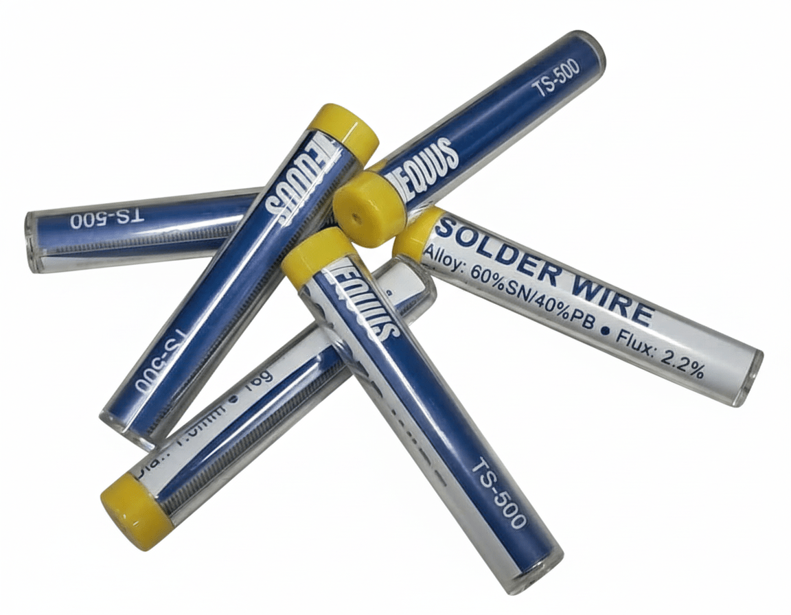 ESTAÑO 1.0mm 60%SN 40%PB FLUX 2.2% 16GRS ELECTRONICA EQUUS2