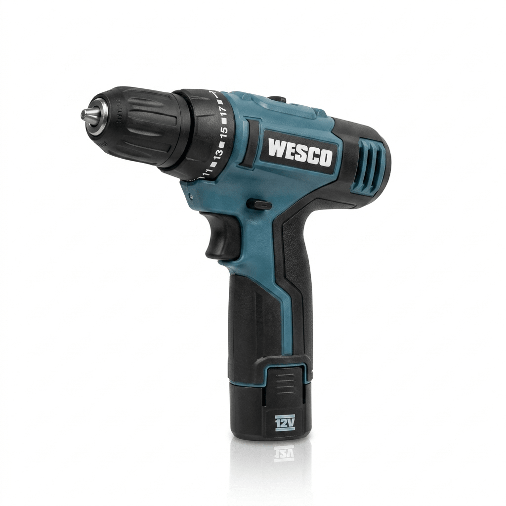 Kit Taladro + Atornillador Impacto 12v + 2 Bat 1 Carg Wesco5