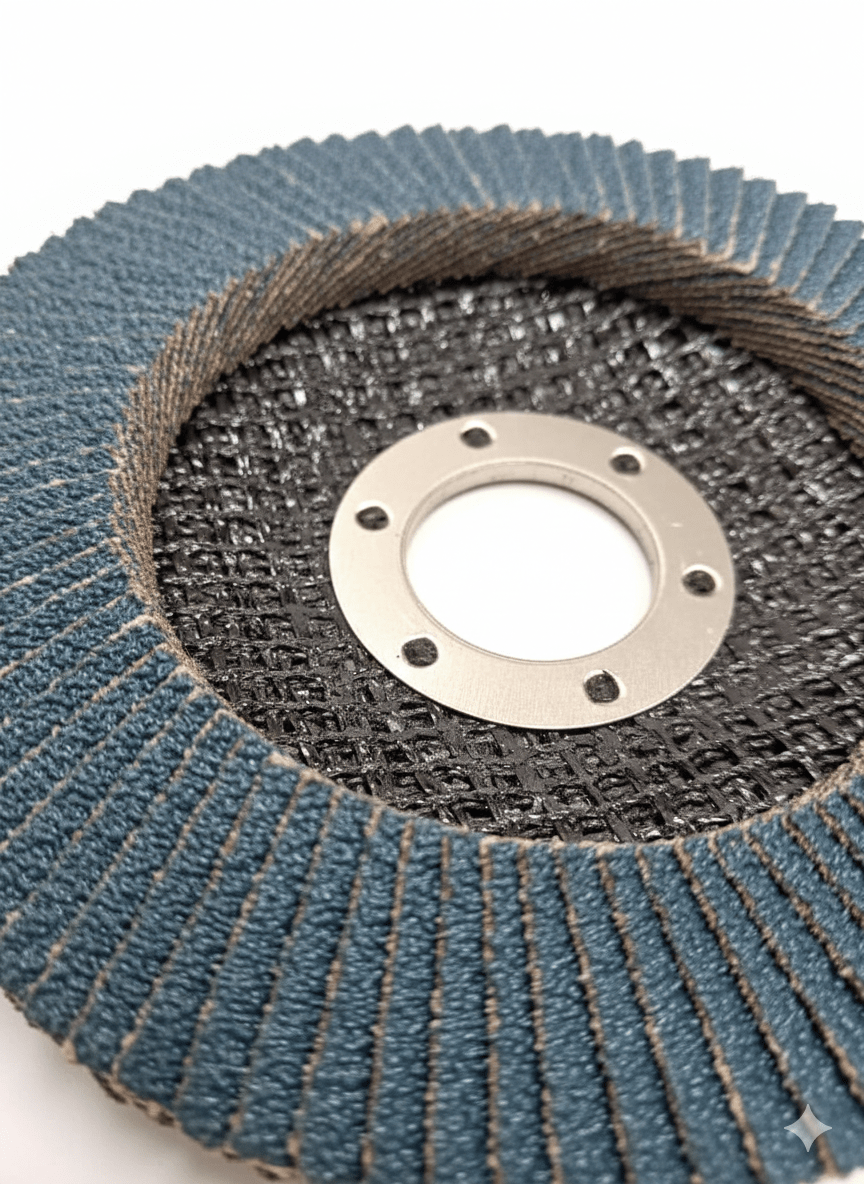 Disco Traslapado Zirconio 4.1/2¨ Grano 60 Para Inox. Wurth3