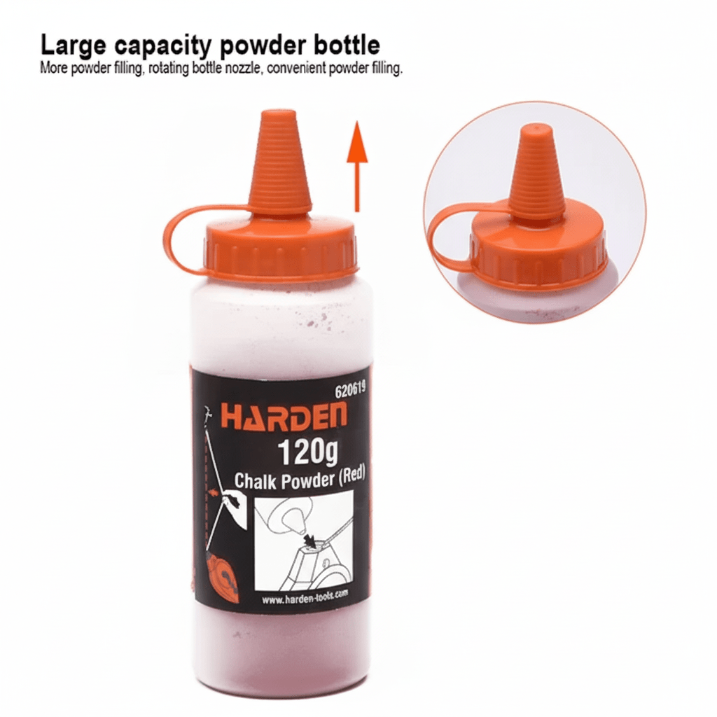 Tiza Repuesto Para Tizador Tiralineas Rojo Harden 120g/4oz3