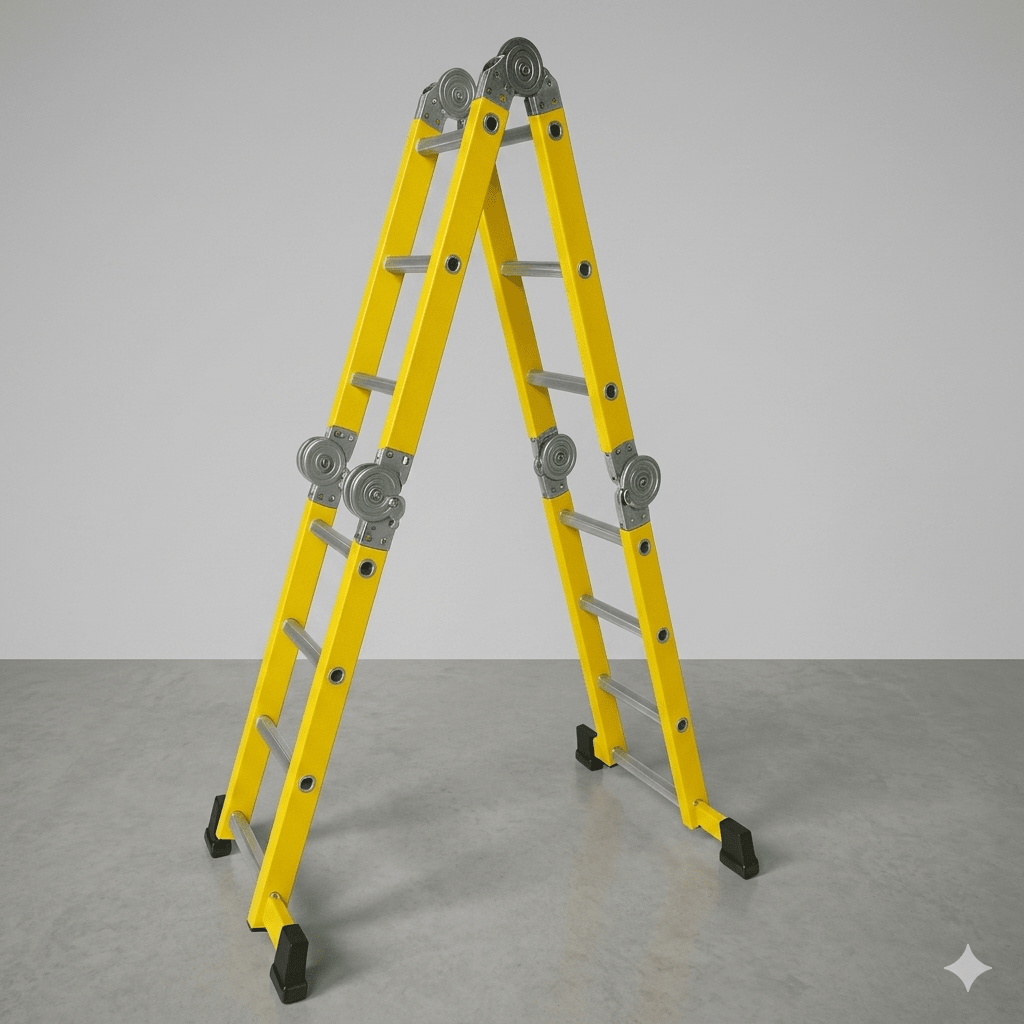 Escalera Plegable Articulada 12 Escalones 3.36mts Bolton5