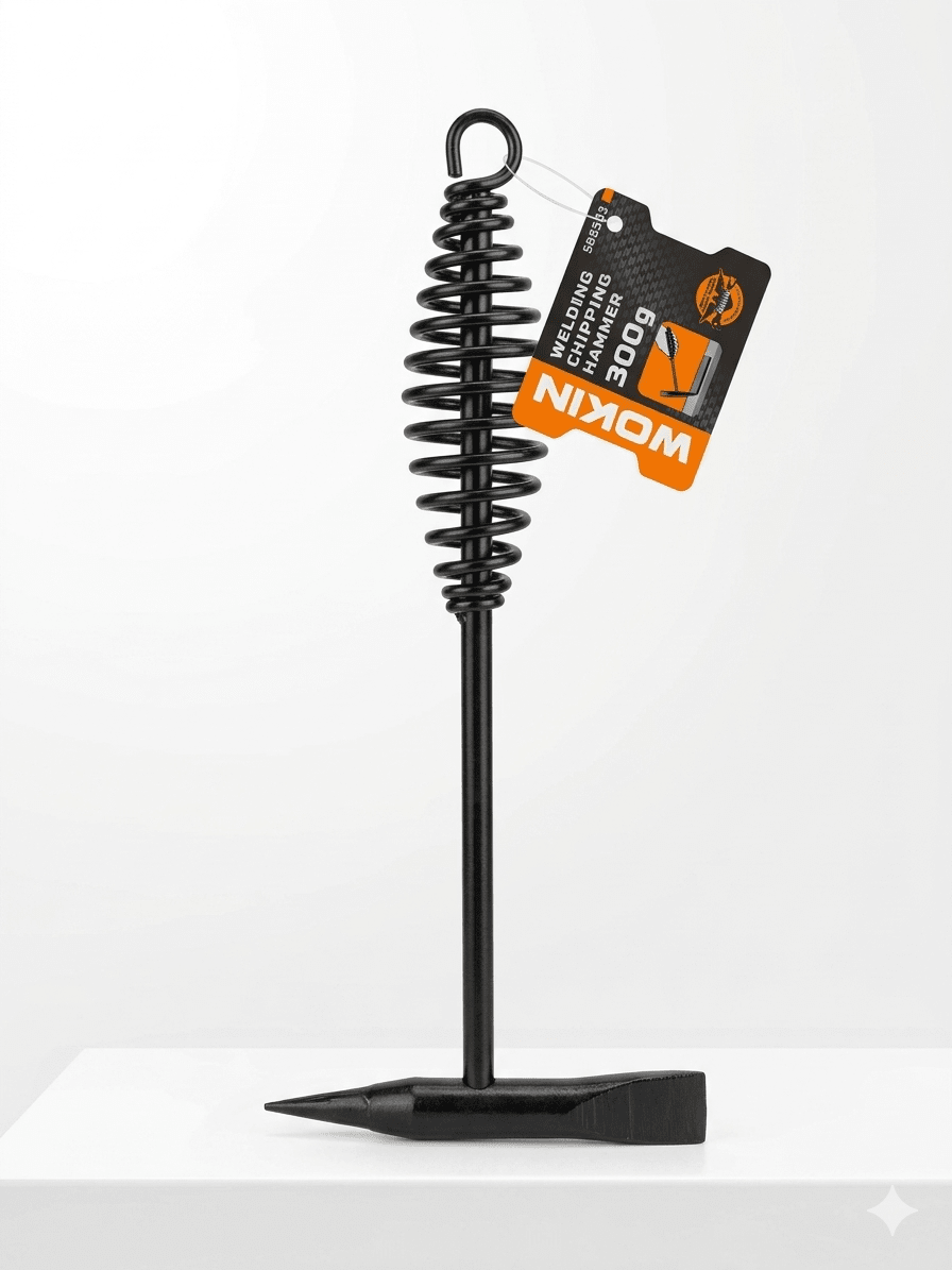 Martillo Piqueta Para Soldador Wokin Mango Resorte 300g 1