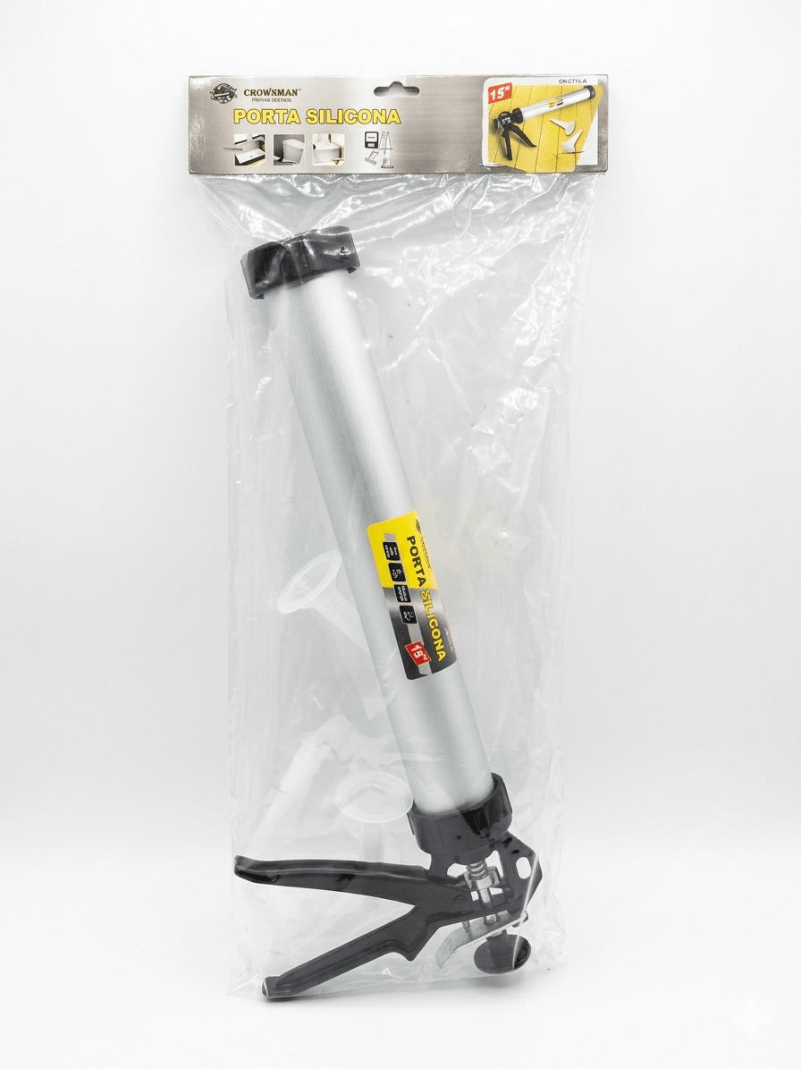 Pistola Calafatera Porta Silicona 15'' Crownman Profesional3