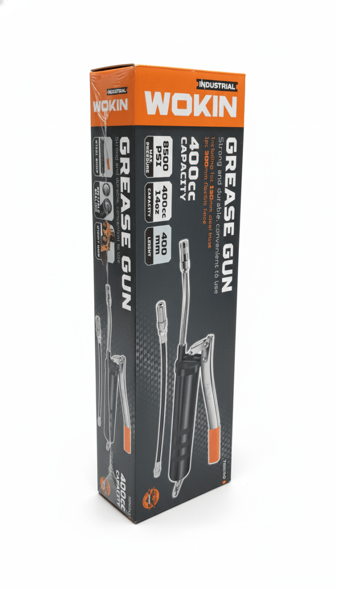 Pistola Engrasadora Manual Industrial 400cc Wokin2