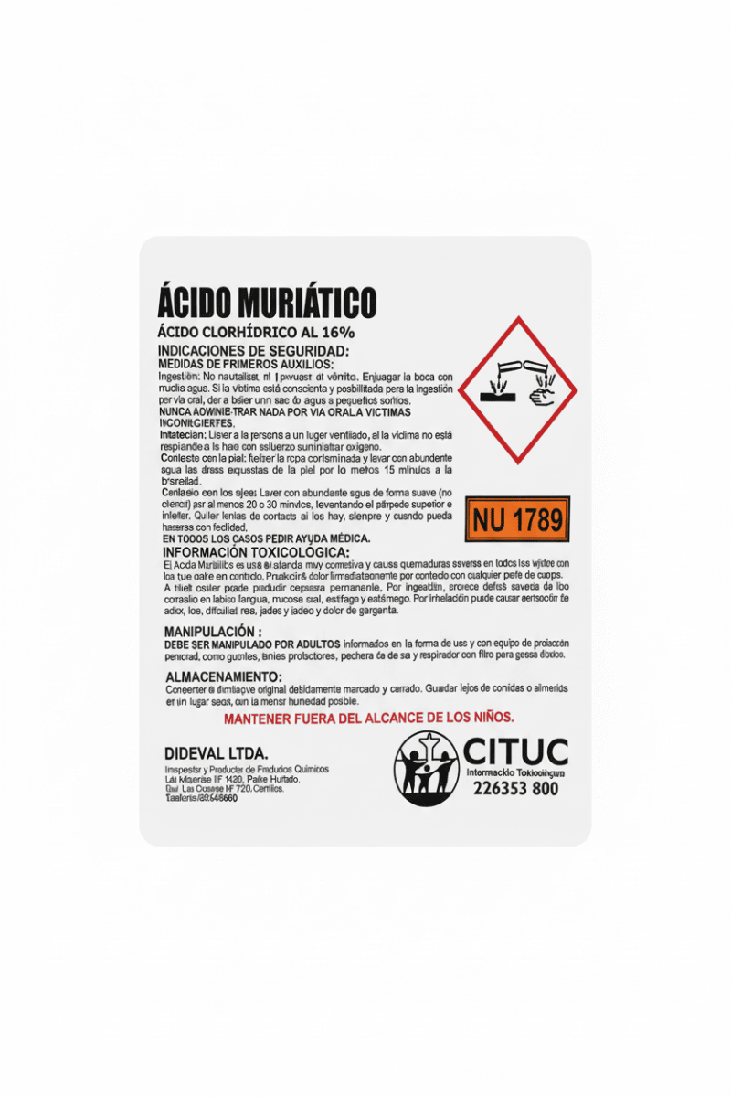 Acido Muriatico 1 Litro3