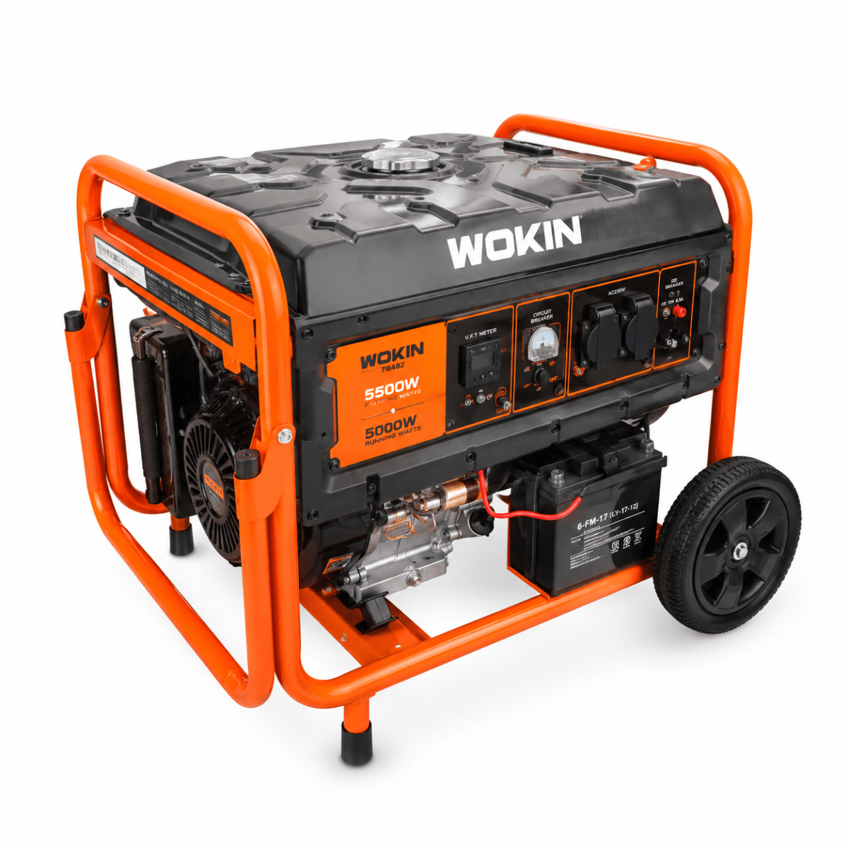 GENERADOR ELECTRICO 5500W GASOLINA WOKIN BENCINERO2