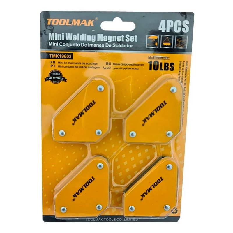 Juego De Mini Escuadras Magnéticas 10lbs 4pcs 0