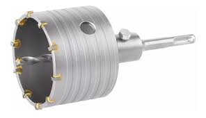 Sierra Copa Diamantada 75mm Concreto Hormigon + Toma 200mm Sdsplus 0