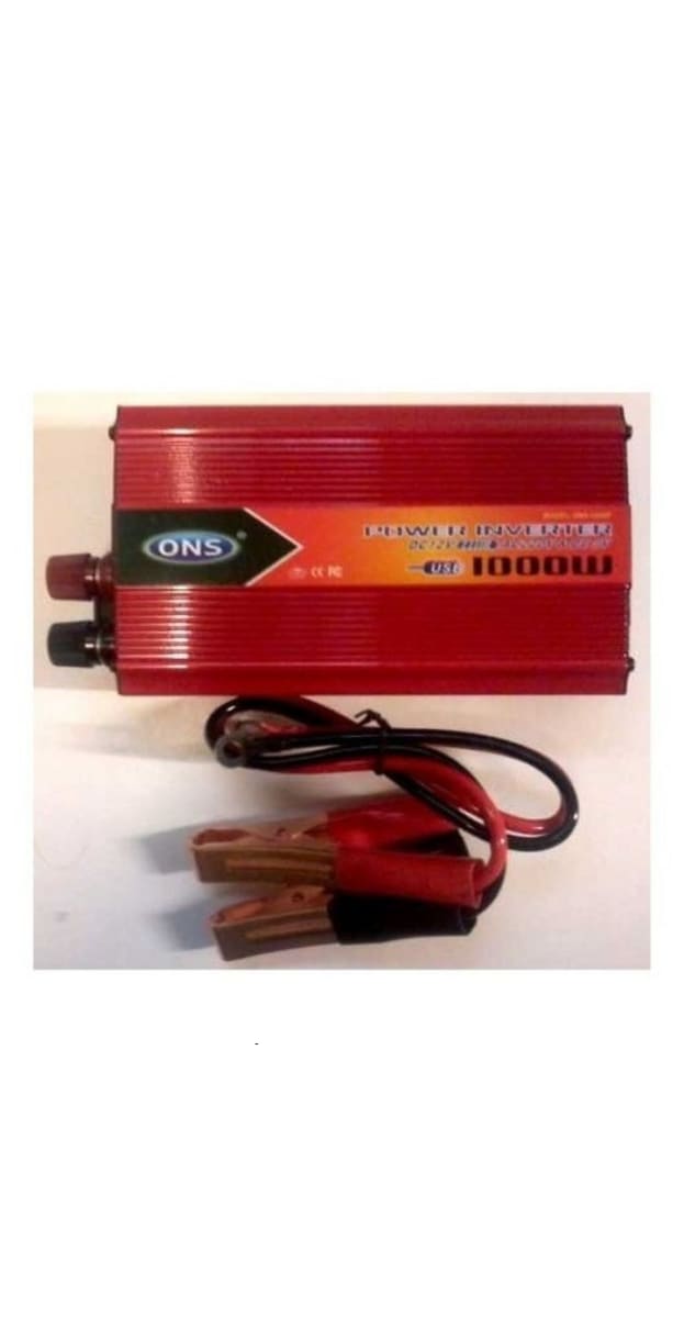 Inversor Conversor Voltaje Vehículo Panel 12/220v 1000w1