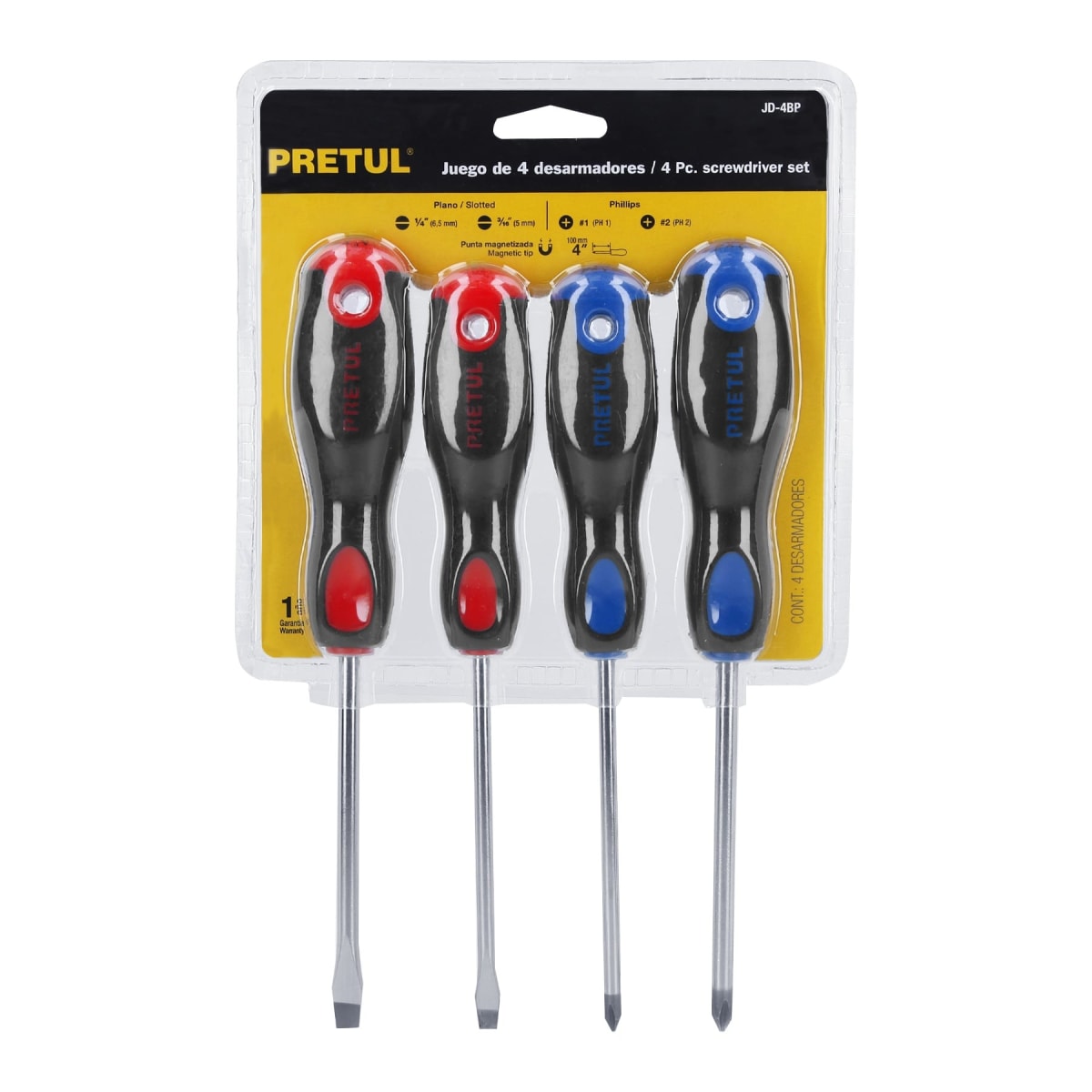 Juego De Destornilladores 4pcs Pretul2