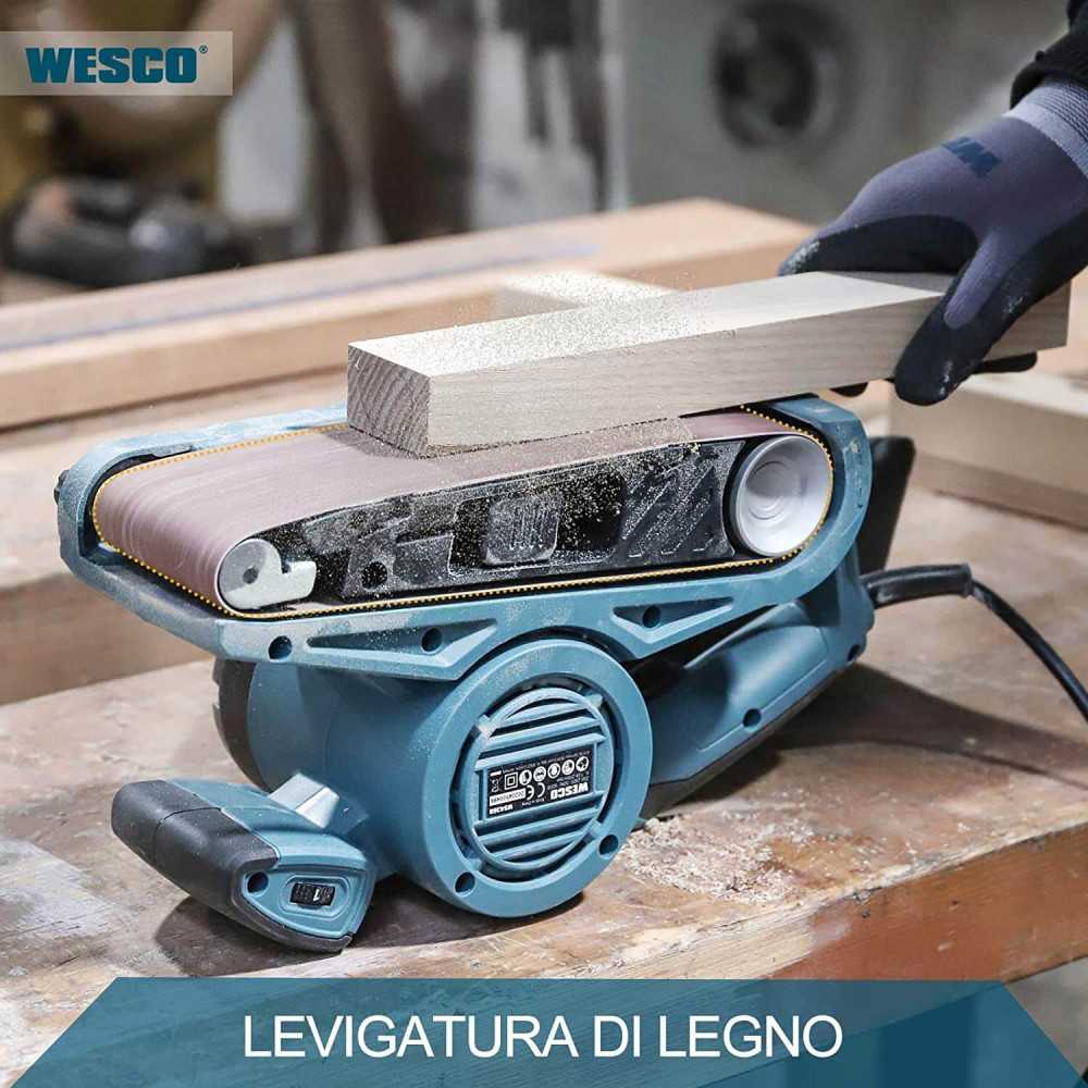 Lijadora De Banda Eléctrica Wesco Ws4366 920W2