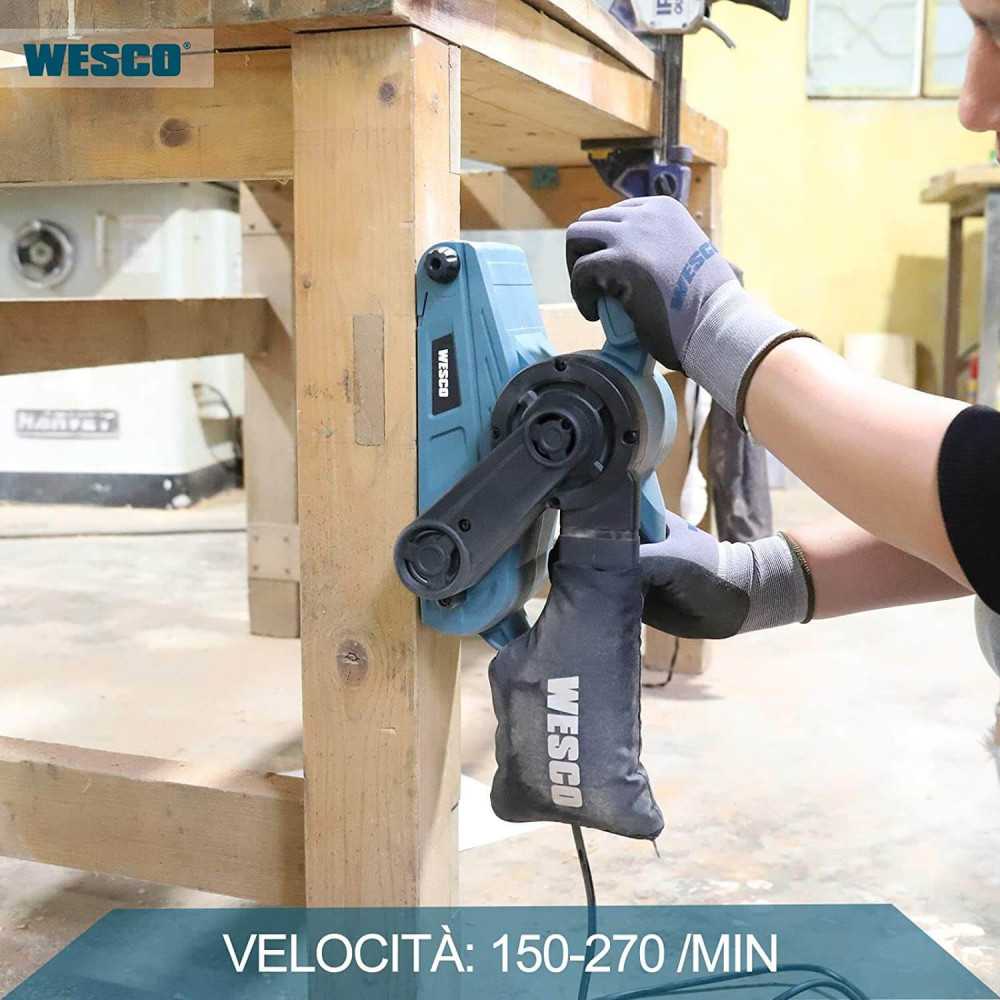 Lijadora De Banda Eléctrica Wesco Ws4366 920W3