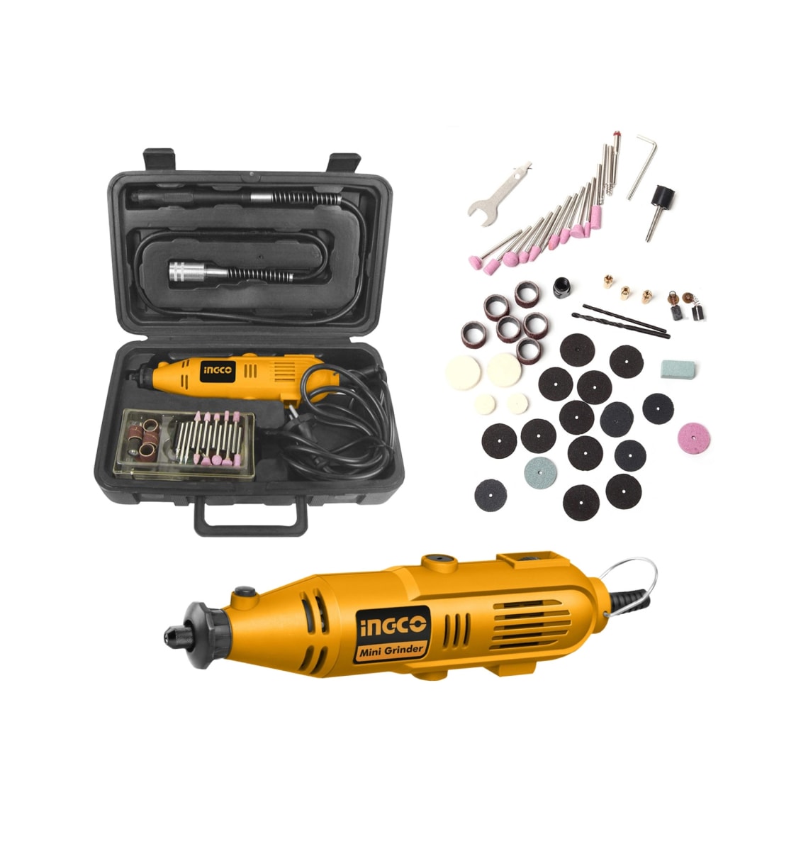 Mini Torno Dreme 130w Mototools Maleta y Accesorios MG1309-73