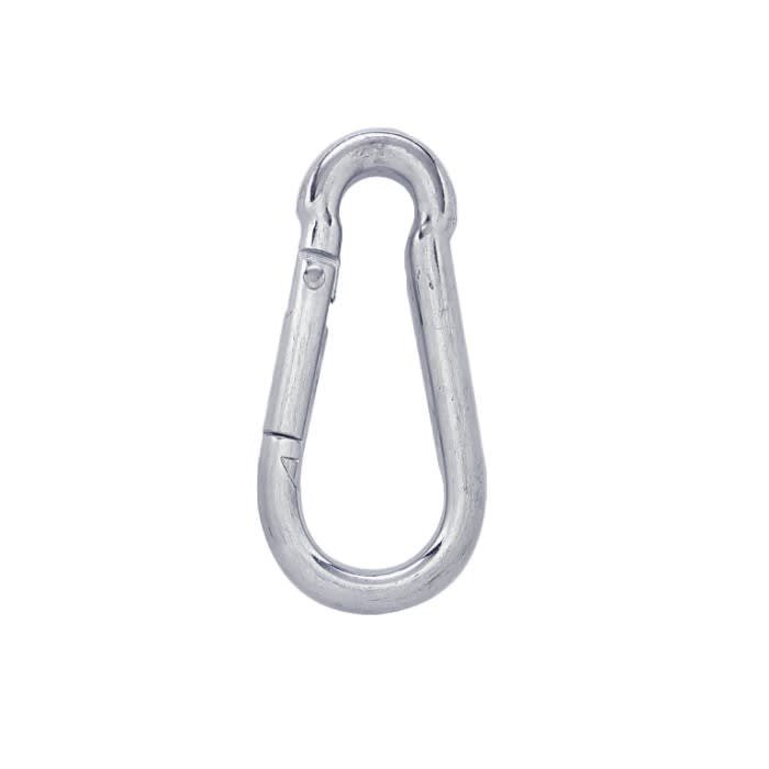 Mosquetón Bombero Multiuso Acero 10x10mm Resistente Pack X32