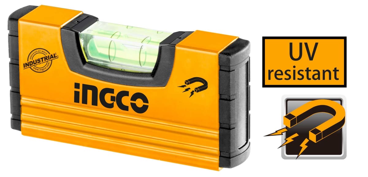 Nivelador De Mano Mini Ingco Imantado Hmsl031012