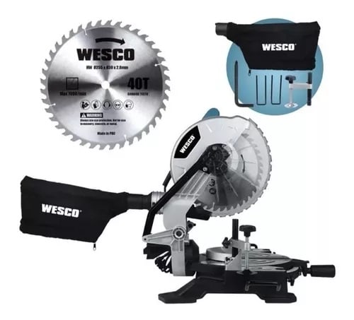 Sierra Ingletadora 1800 Watts Wesco Ws7172 1