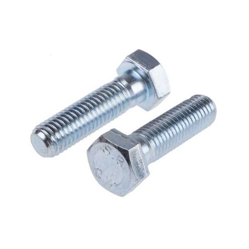 Perno Hexagonal M8 P1.25x20mm Zinc. Pack X50und1