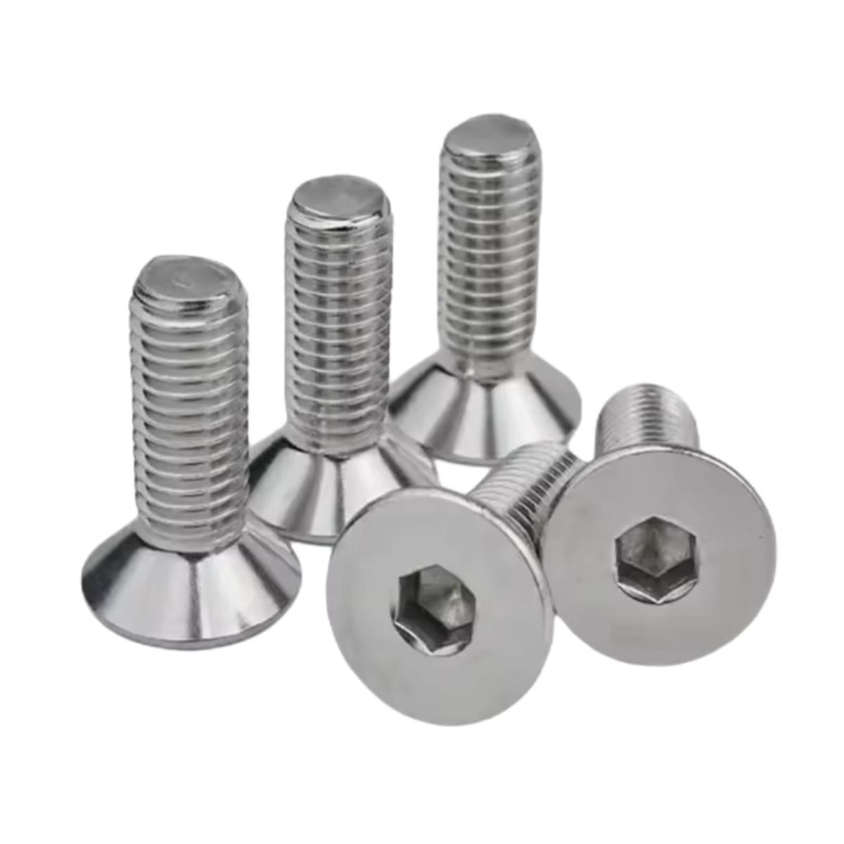 Perno Parker Plano 6x20mm INOX 304 Pack 100 UND Cabeza Plana2