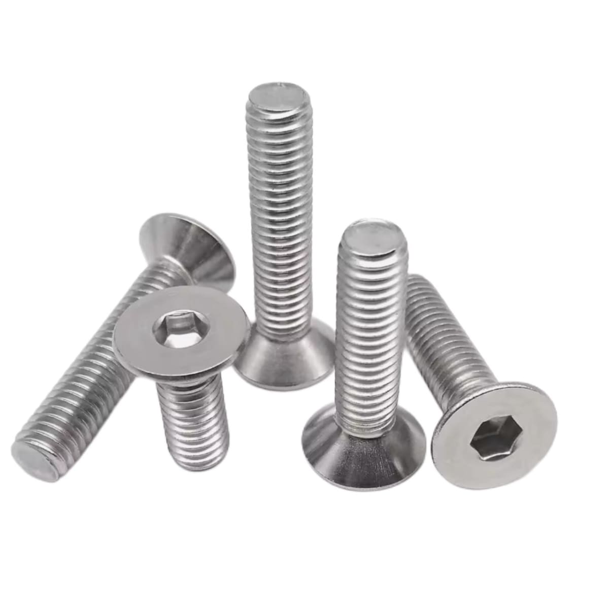 Perno Parker Plano 6x20mm INOX 304 Pack 100 UND Cabeza Plana3