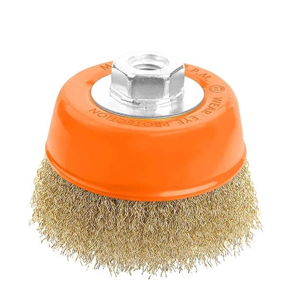 Grata Copa Bronce 5 puLG Chascon Ondulado M14 Galletero Wokin 0