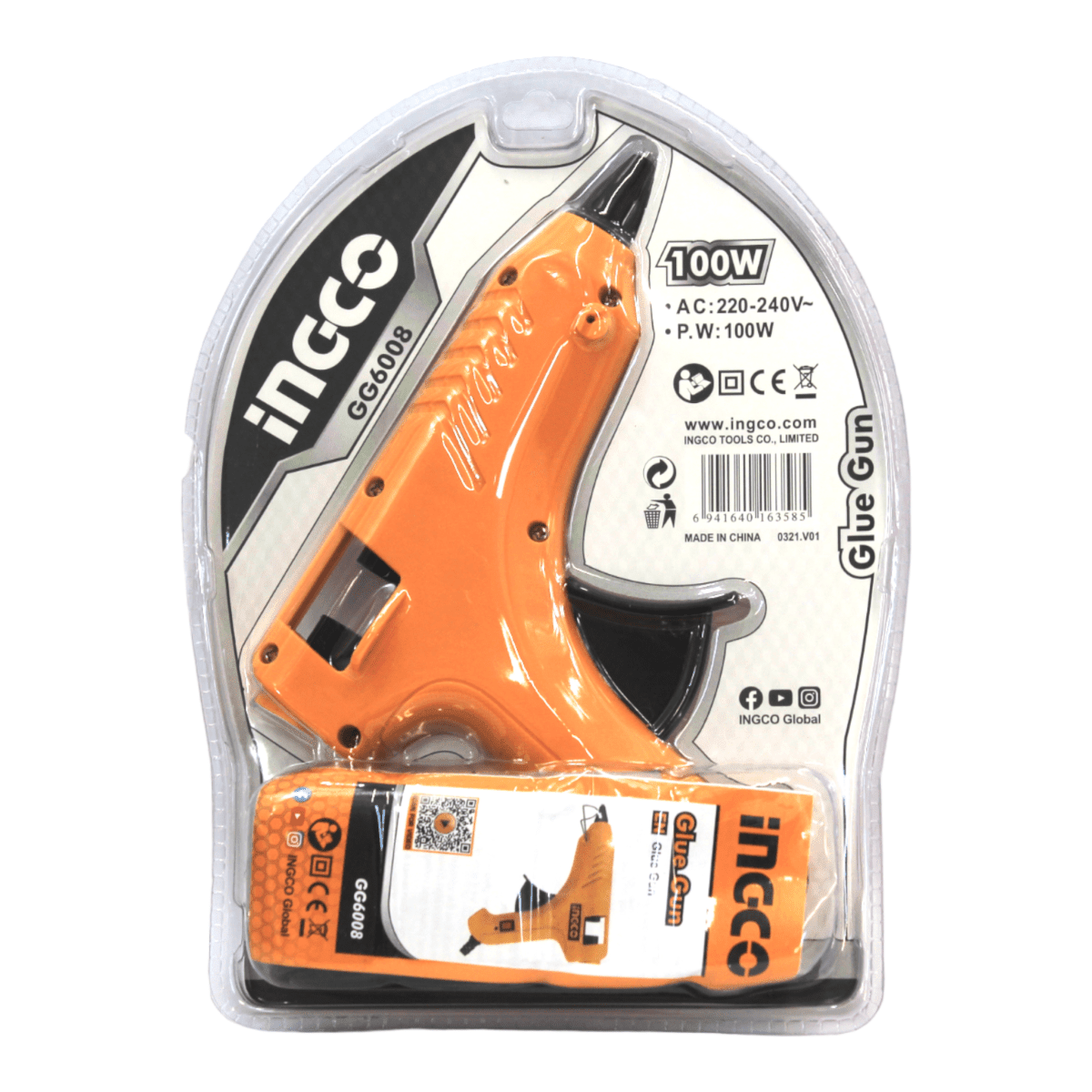 Pistola Silicona 100w Ingco Gg60083