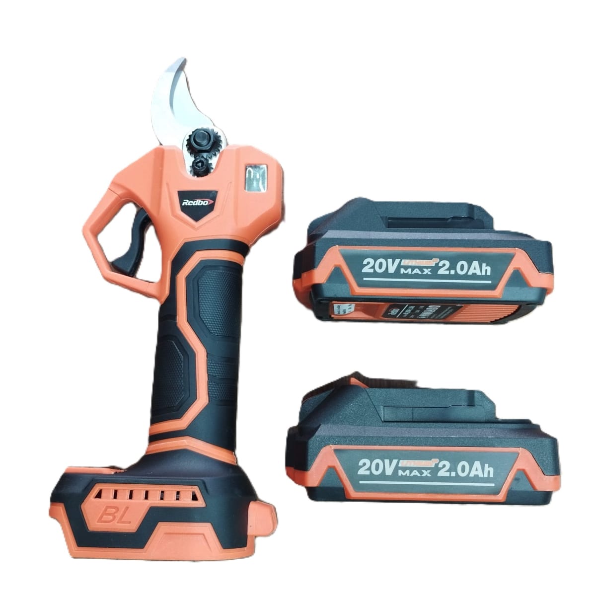 Tijera de Podar Inalámbrica Redbo 20V 2 Baterias + Cargador4