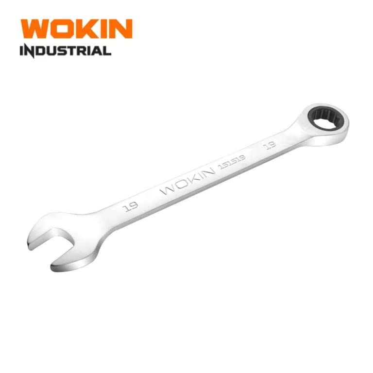 Llave Combinada Punta Corona Con Chicharra 19mm Wokin2
