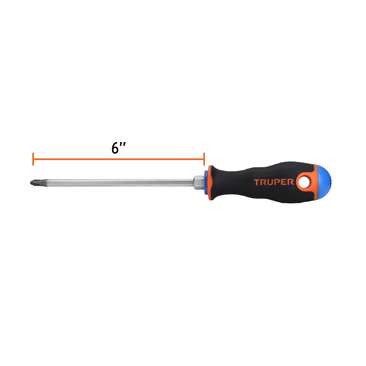 DESTORNILLADOR TRUPER CRUZ 1/4*6 #2 DP-1/4X6B3