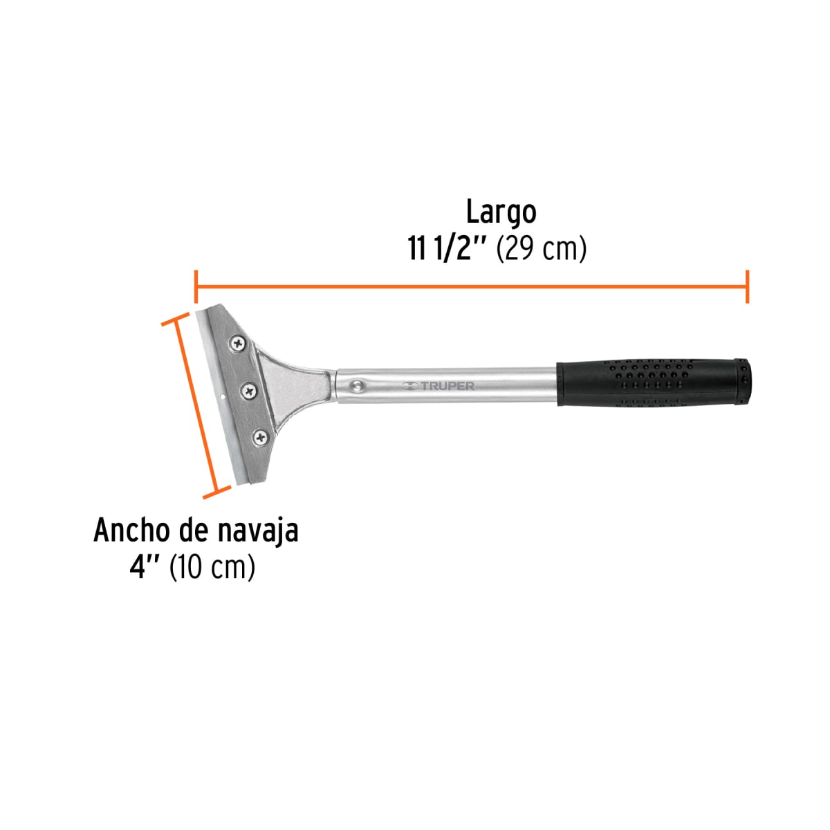RASPADOR TRUPER D/ACERO CON MANGO Y CUCHILLO DE 4 pulgadas3