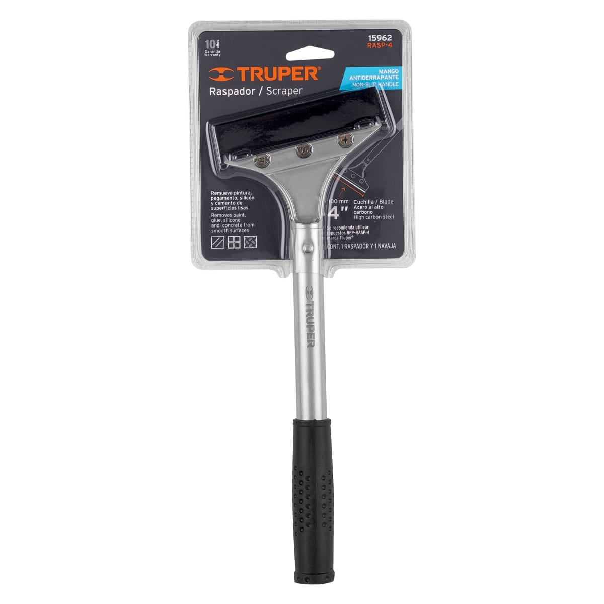 RASPADOR TRUPER D/ACERO CON MANGO Y CUCHILLO DE 4 pulgadas 0