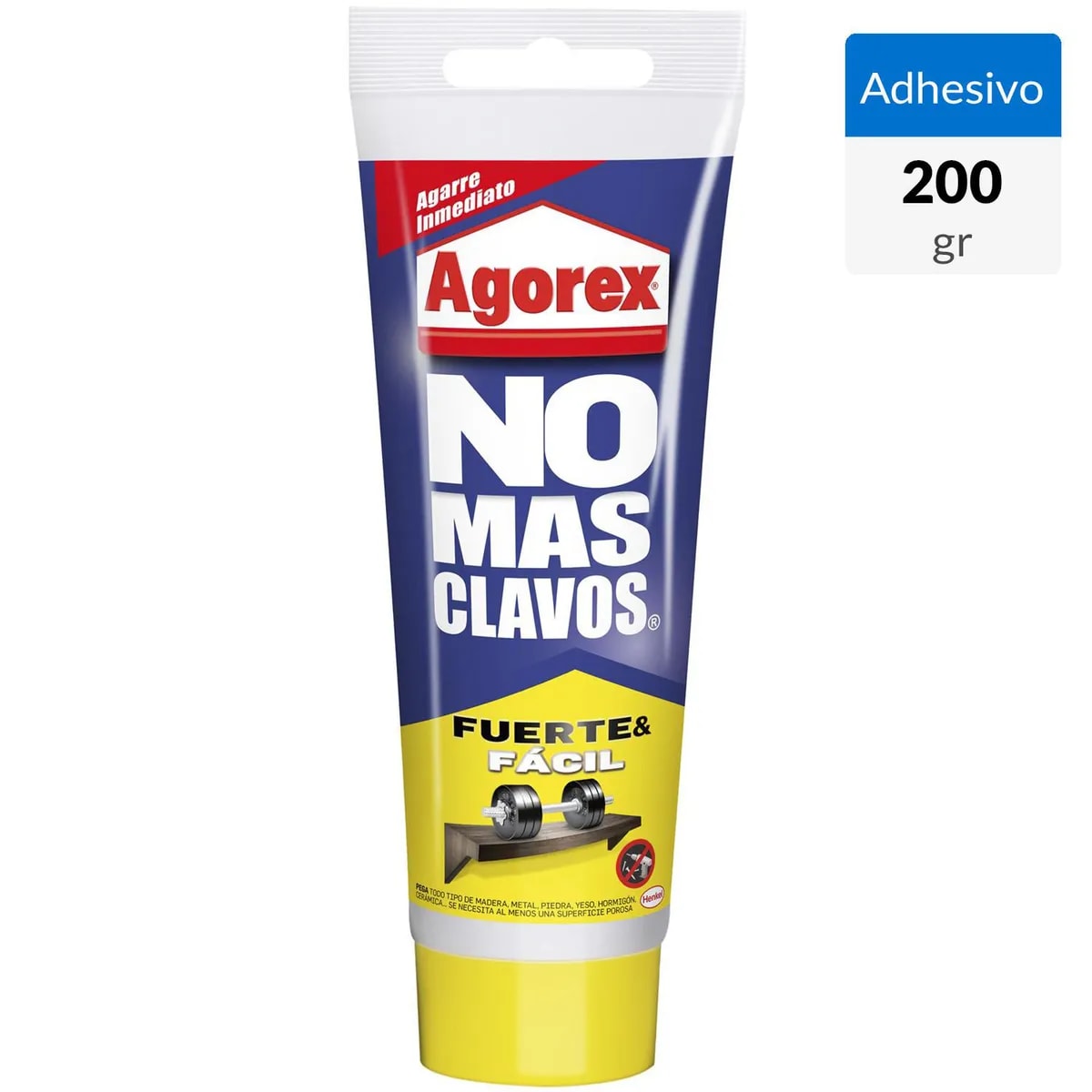 No Mas Clavo Pegamento Adhesivo De Montaje Agorex 200g1
