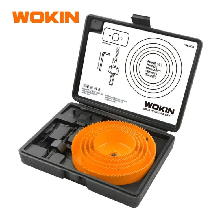 Set De Sierra Copa Para Madera 2.1/2-5Pulg 8Pcs Wokin3