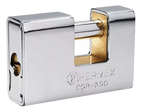 Candado Antipalanca Acero 80 Mm Hermex Cor-80q 0