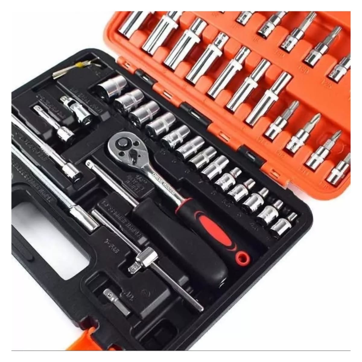 Juego De Dado 53pcs 1/4 Puntas Torx Hexagonal Cruz Paleta3